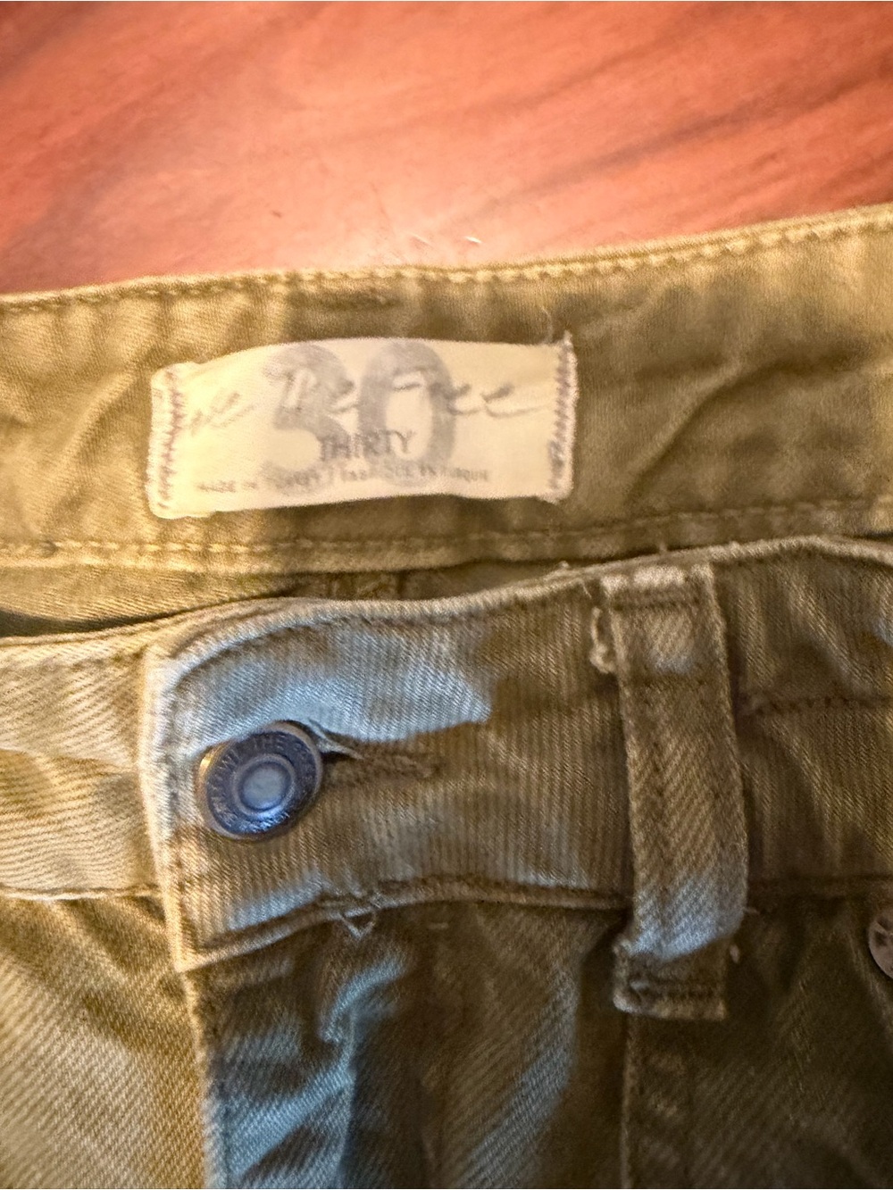 We The Free Olive Green Cargo Pants - Picture 2 of 9